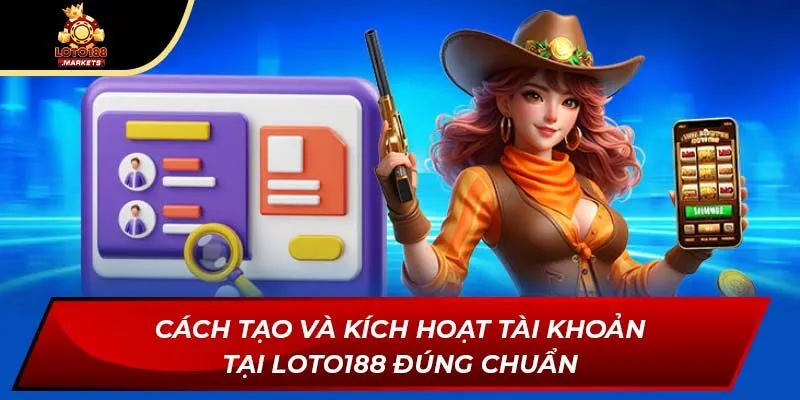 Cách tạo và kích hoạt tài khoản tại Loto188 đúng chuẩn